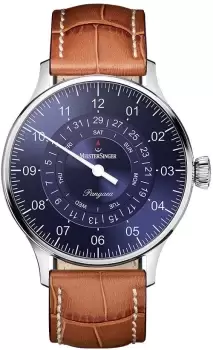 Image of MeisterSinger Watch Pangaea Day Date - Blue