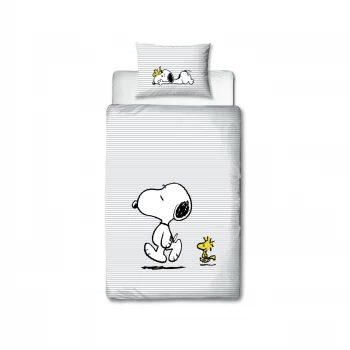 Image of Peanuts Kids Besties Snoopy Cotton Bedding Set - Single