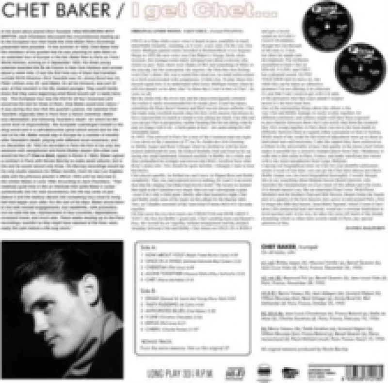 Image of I Get Chet... Vinyl