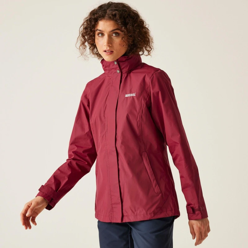 Image of Regatta Womens/Ladies Daysha Waterproof Rain Shell Jacket 12 - Bust 36' (92cm) Rumba Red RWW271-07T-12