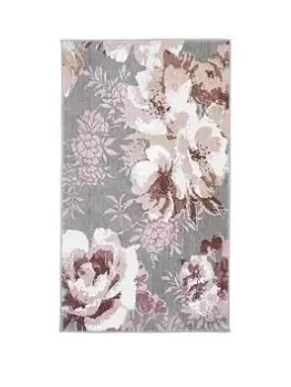 Image of Catherine Lansfield Dramatic Floral Rug 120X170