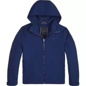 Image of Tommy Hilfiger Boys Packable Hooded Jacket - Blue