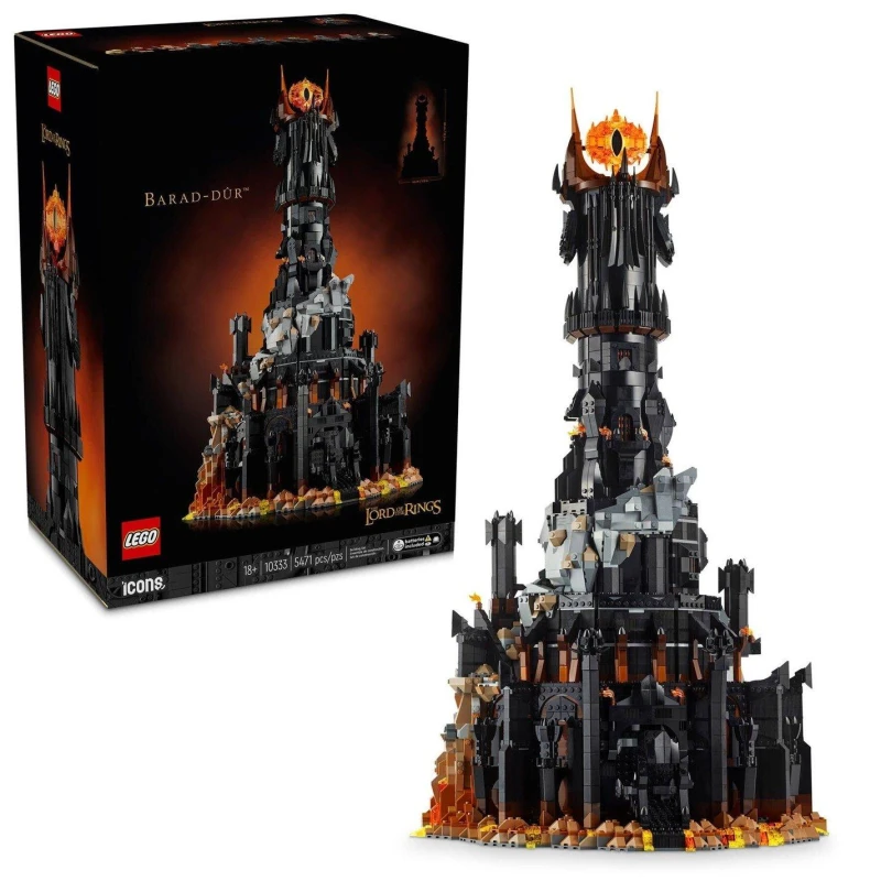 Image of LEGO LEGO -10333 Icons The Lord of the Rings: Barad-dur Multi unisex One Size