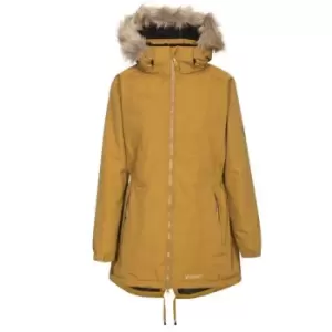 Image of Trespass Womens/Ladies Celebrity Insulated Longer Length Parka Jacket (XL) (Golden Brown)