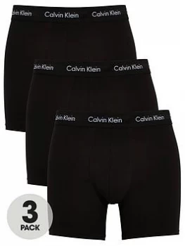 Image of Calvin Klein 3 Pack Boxer Briefs - Black