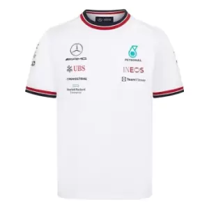 Image of 2022 Mercedes Driver Tee (White) - Kids
