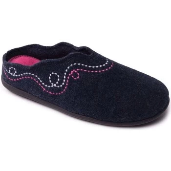 Image of Padders Aspen Womens Mule Slippers womens Slippers in Blue