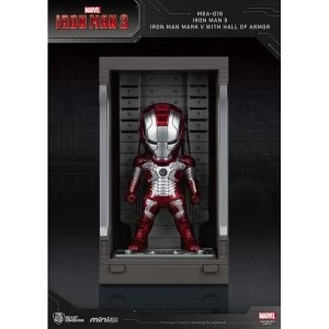 Image of Iron Man 3 Mini Egg Attack Action Figure Hall of Armor Iron Man Mark V 8 cm