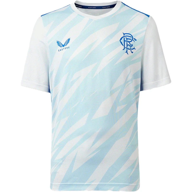 Image of Castore Rangers Match T-Shirt 2023 2024 Juniors - White White 7 - 8 Years