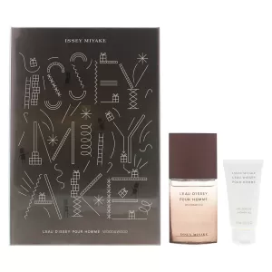Image of Issey Miyake LEau DIssey Pour Homme Wood & Wood Gift Set 50ml Eau de Parfum + 50ml Shower Gel