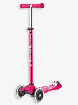Image of Maxi Micro Deluxe LED Scooter Pink