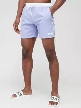 Image of BOSS Starfish Swim Short - Light Purple, Light Purple, Size S, Men