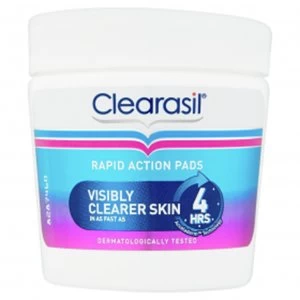 Image of Clearasil Ultra Rapid Action Pads - Pack of 65