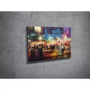 Image of DC044 Multicolor Decorative Canvas Painting