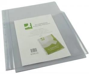Image of Q Connect Punched Pkt Exp 3/4 Cover Pk5