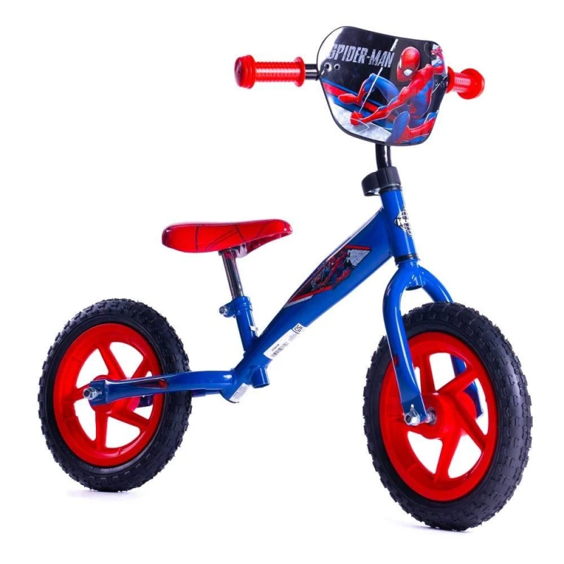 Image of Huffy Huffy Marvel Spiderman Balance Bike Blue and Red 2 Blue 12