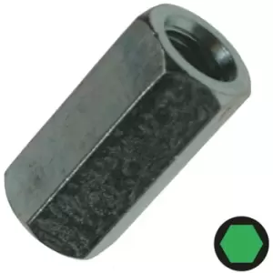 Image of M8 x 24mm Hex Connector Nut - Box of 75 - Silver