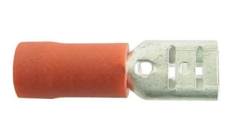 Image of Wiring Connectors - Red - Female Slide-On - 5mm - Pack of 4 PWN292 WOT-NOTS