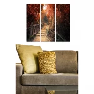 Image of MDF328929569 Multicolor Decorative MDF Painting (3 Pieces)