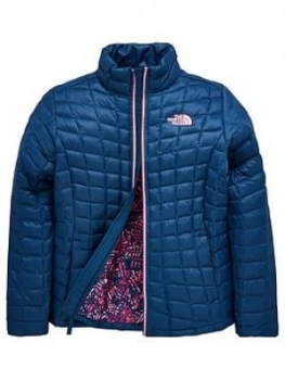 Image of The North Face Girls Thermoball Jacket Blue Size XL15 16 Years Women