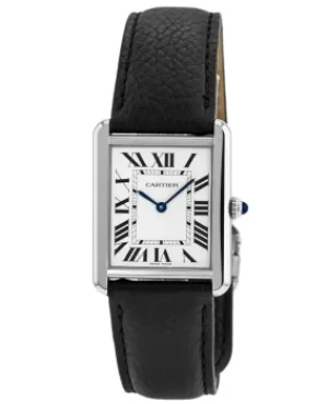 Image of Cartier Tank Solo Large Size Leather Strap Womens Watch WSTA0028 WSTA0028