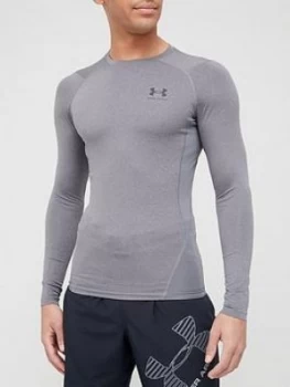 Image of Urban Armor Gear Heatgear Armour Compression Long Sleeve Top - Grey