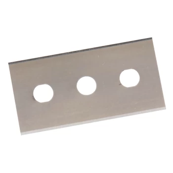 Image of Silverline Pack of 10 Double Sided Scraper Blades - 0.2mm