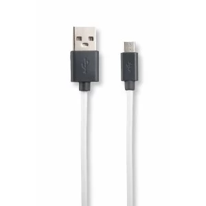 Image of Zagg iFrogz UniqueSync Micro-USB Cable - 1M - White