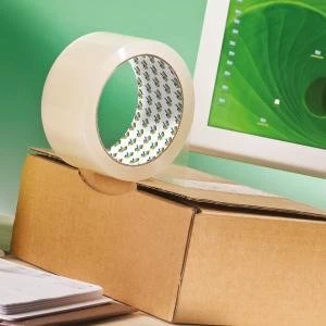 Image of Scotch Packaging Tape Low Noise 50mmx66m Clear Ref 3120CT Pack 6