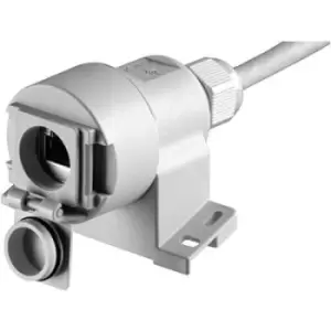 Image of Telegaertner J00020A0436 Telegaertner J00020A0436 N/A J00020A0436 Socket, straight Pins: 8P8C Light grey J00020A0436 Socket, straight Pins: 8P8C Light