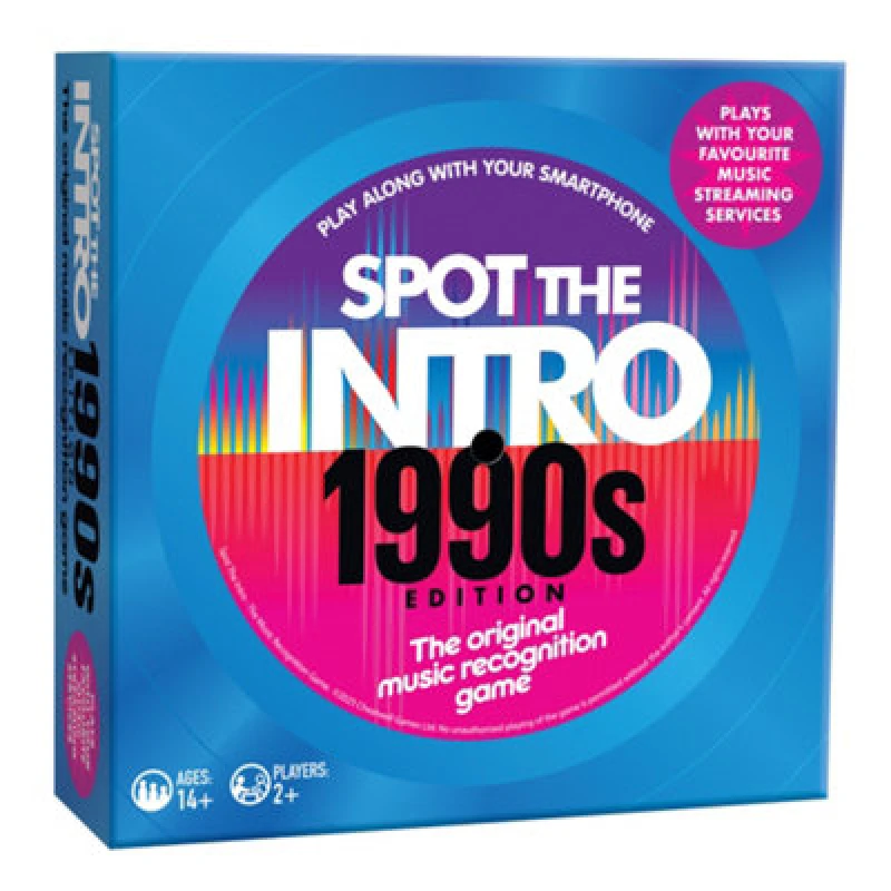 Image of Cheatwell Games Cheatwell Spot The Intro 90S Edition - Family Party Music Game