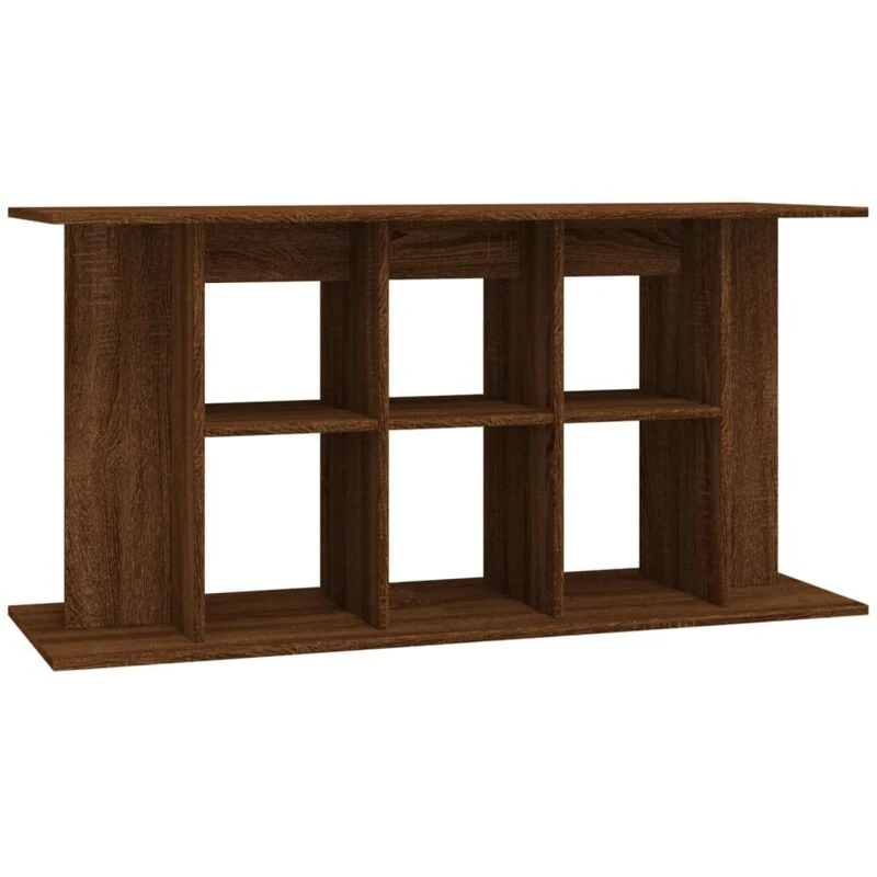 Image of VIDAXL Vidaxl - Aquarium Stand Brown Oak 120x40x60cm Engineered Wood 8720845418007