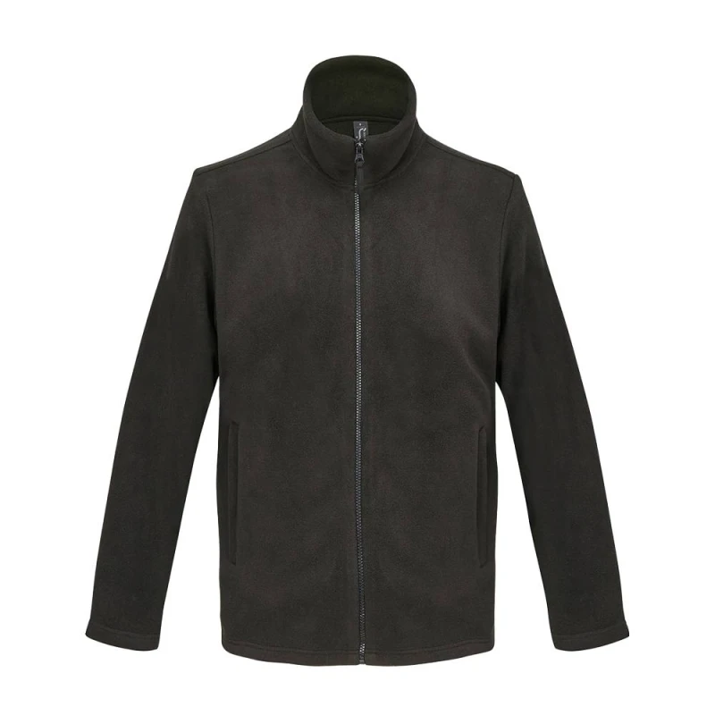 Image of SOL'S Mens Nitro Microfleece Jacket in Black Size: Medium Black Male M