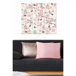 Image of MDF6987362 Multicolor Decorative MDF Painting (3 Pieces)