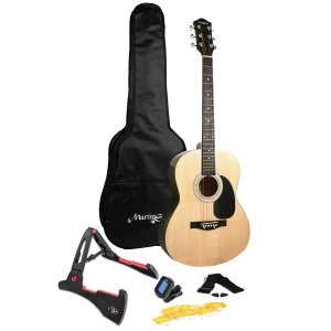 Image of Martin Smith Acoustic Guitar with Stand Package - Natural