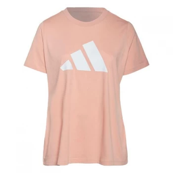 Image of adidas Sportswear Future Icons T-Shirt (Plus Size) - Ambient Blush