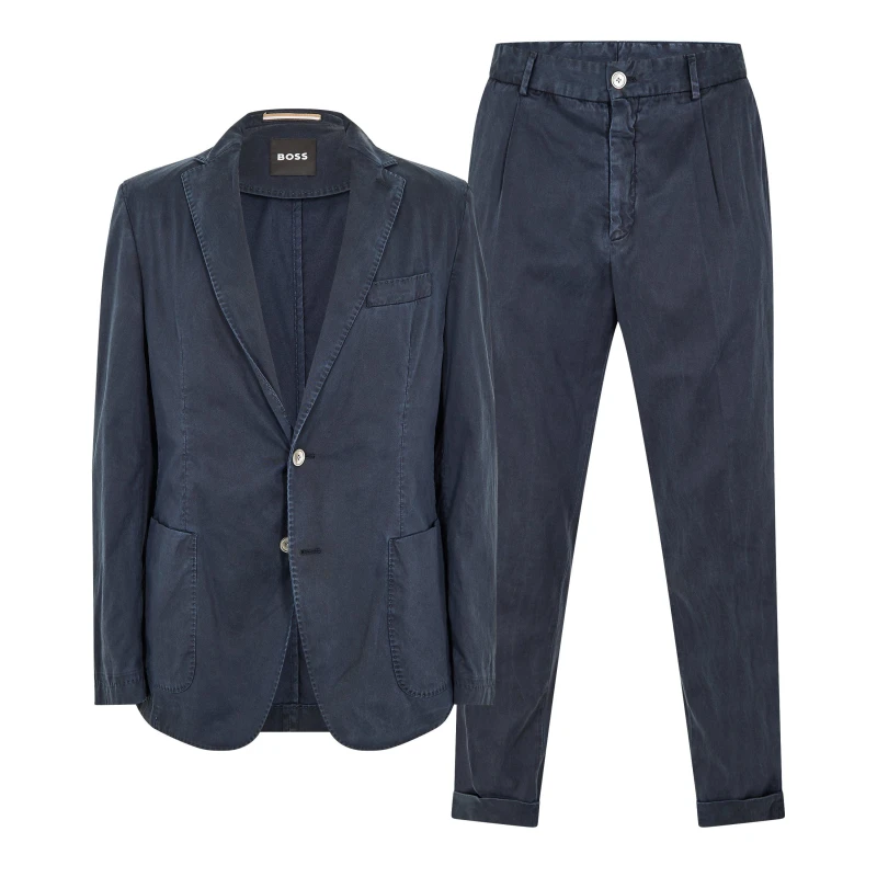 Image of Boss Mens C-Hanry-2Pcs-D-241F Suit Dark Blue male 36 (46)