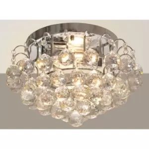 Image of Clarisa Ceiling Light Chrome 40cm
