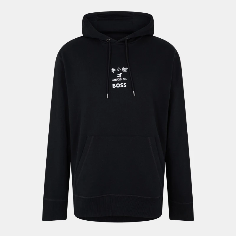 Image of Boss Mens Over-The-Head Hoodie Black male S