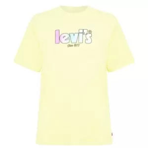 Image of Levis Levis Short Sleeve Relax T-Shirt Mens - Yellow