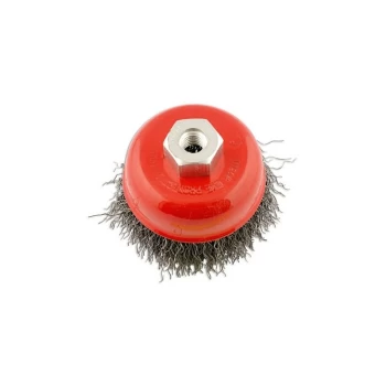 Image of Crimped Brush - Cup Type - 75mm x M14 - 32133 - Abracs