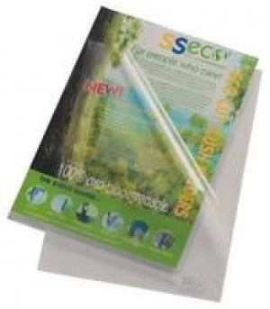 Image of Stewart Eco Cut Flush Folder Pk100 Clear