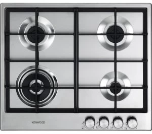 Image of Kenwood KHG603SS 4 Burner Gas Hob
