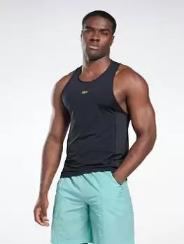 Image of Reebok Les Mills Bodypump Activchill Tank Top - Black, Size S, Men