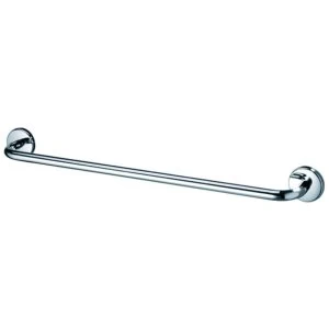 Image of Wickes Boston Single Towel Rail - Chrome 680mm