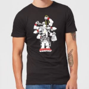 Image of Marvel Deadpool Multitasking Mens T-Shirt - Black - XL