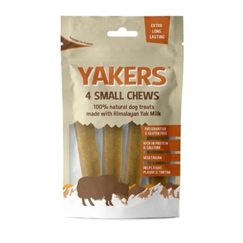 Image of Yakers Dog Chew, Small 70g, 4 Pack