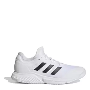 Image of adidas Court Team Bounce Indoor Court Trainers - White