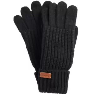 Image of Barbour Womens Saltburn Knitted Gloves Black One Size
