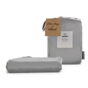 Image of Panda 100% Bamboo Flat Sheet Quiet Grey - Double